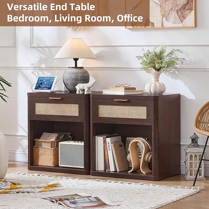 LEYAOYAO Rattan Nightstand - Image 6