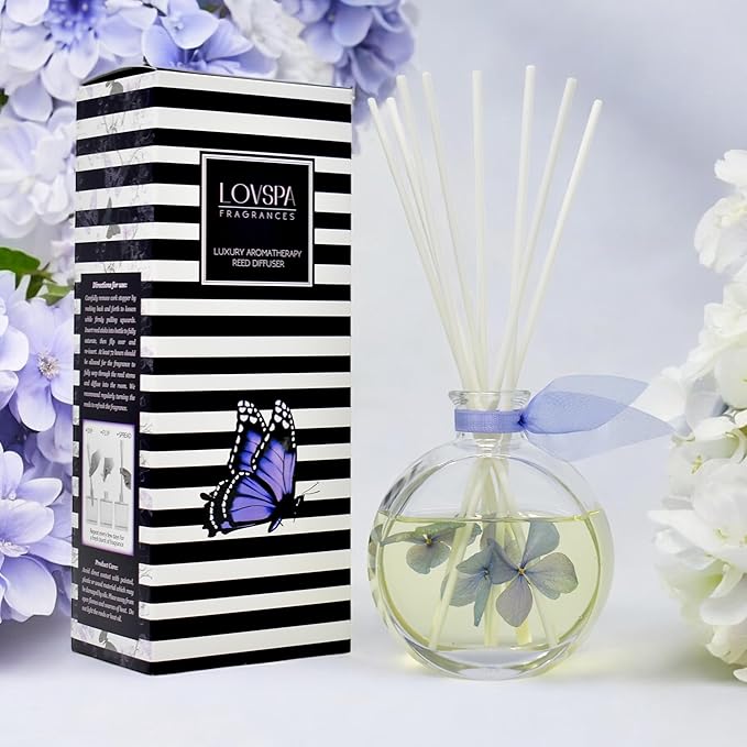 LOVSPA Reed Diffuser Set, English Garden Scented Oil Diffuser - Image 3