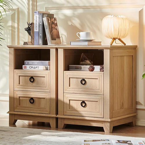 18" Farmhouse Night Stands Set of 2 by Joaxswe