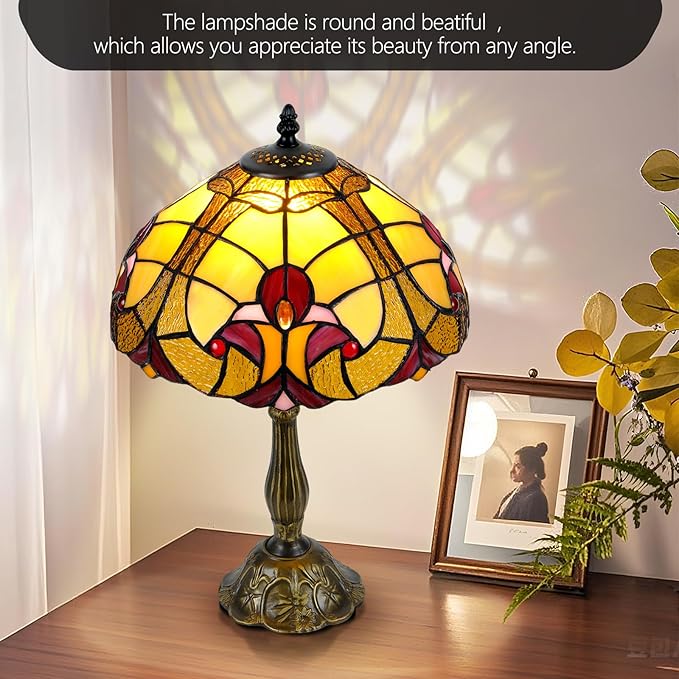 Luxury 12" Tiffany Style Table Lamp - Image 3