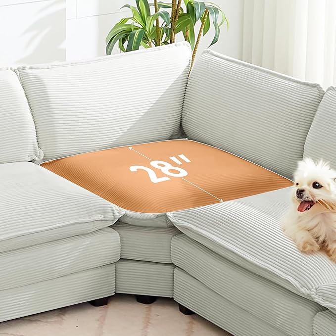ROWHY 113'' Modular Sectional Cloud Corner Couch, 5 Seater L Shape Sofa Big - Image 4