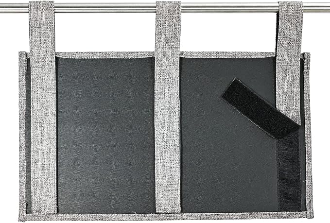 Zafit Linen Bedside Caddy, Bedside Storage Organizer - Image 4