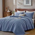 DOWN HOME Twin Quilt Set with Sham Lightweight Quilted Bedspread Coverlet Thin by DownHome-FashionBeddingCollection