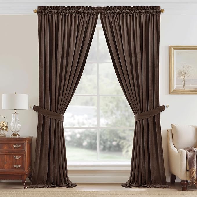 StangH Reddish Brown Curtains 84 inch Long - Image 2