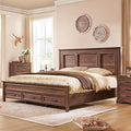 ACCOHOHO Farmhouse King Size Bed Frame by ACCOHOHO