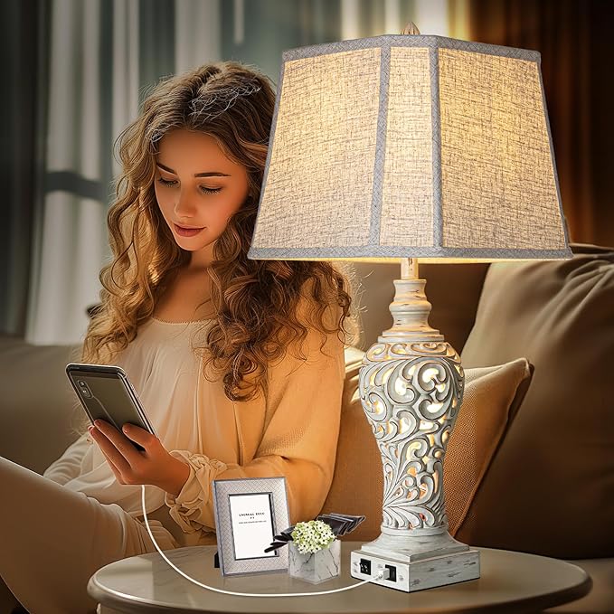 32" Tall Table Lamps Set of 2 - Image 6
