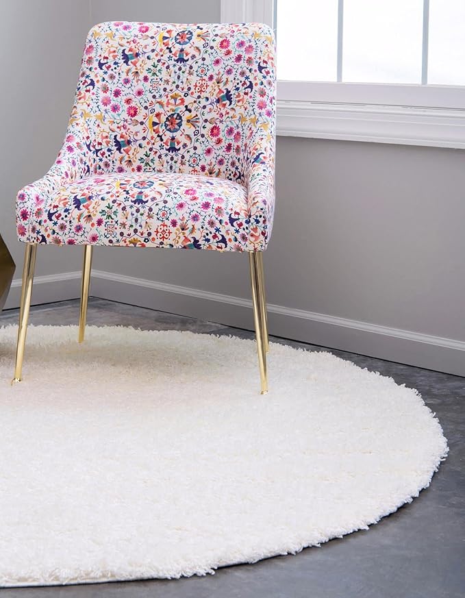 Unique Loom Solid Shag Collection Area Rug - Image 3