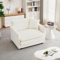 mikibama 41.4 Inch Single Seat Sofa, Chenille Comfy Deep Upholstered Couch by Mikibama