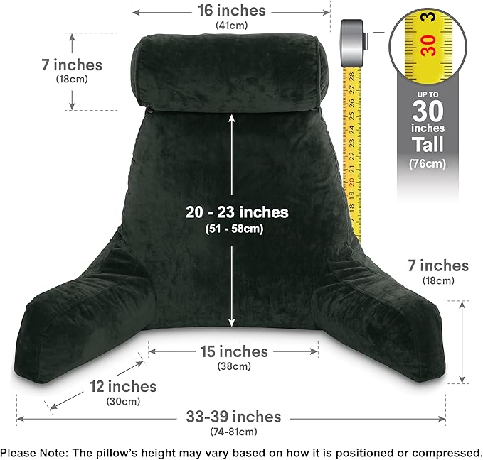 Husband Pillow XXL – Reading Pillow Bed Chair - Image 3