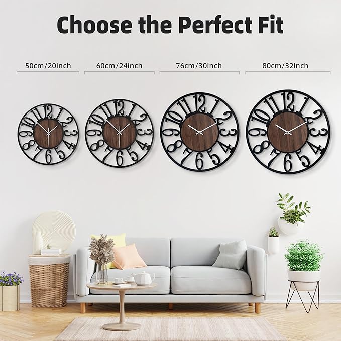 Casaformia 24'' Silent Wall Clock - Image 3