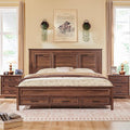 ACCOHOHO Farmhouse Queen Size Bed Frame by ACCOHOHO