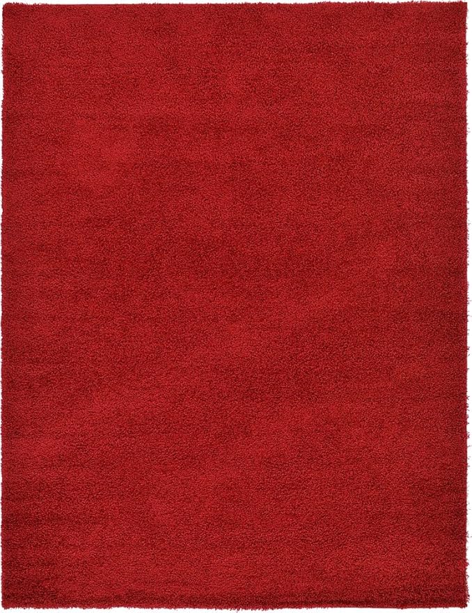 Unique Loom Solid Shag Collection Area Rug - Image 3