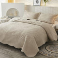 MarCielo 3-Piece 100% Cotton Oversized Bedspread Lightweight Quilt Coverlet by MarCielo