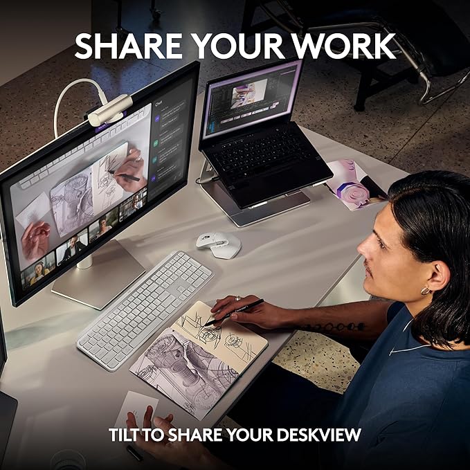 Logitech MX Brio Ultra HD 4K Collaboration, Streaming Webcam, 1080p at 60 FPS - Image 8