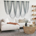 IOWER Large Macrame Wall Hanging Dip-Dyed Macrame Wall Decor Boho Wall Decor by IOWRE