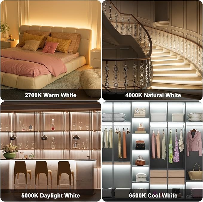 PAUTIX COB LED Strip Light White CCT Tunable 32.8ft/10m, UL-Listed 6400LEDs - Image 6