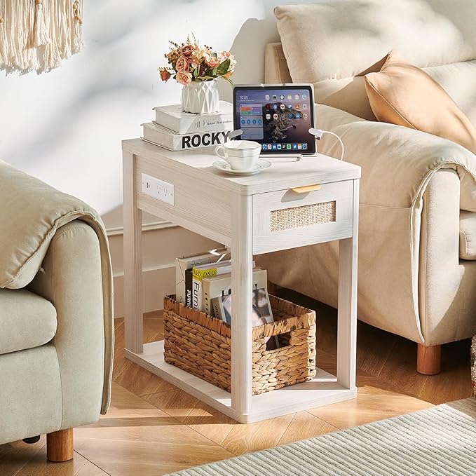 LEYAOYAO Narrow Side Table Set 2 - Image 5
