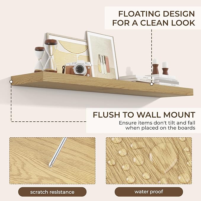 RICHFOCUS 55Inch Floating Shelves - Image 4