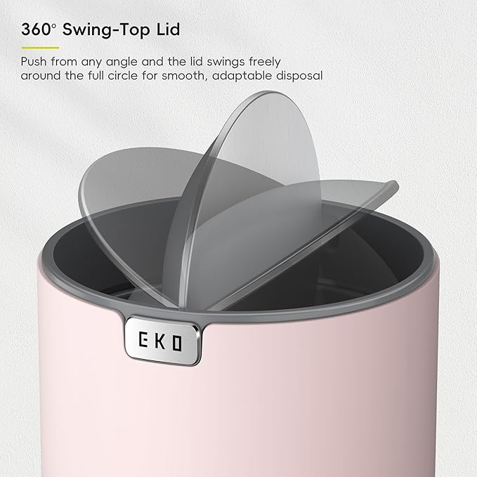 EKO Fandy 0.58 Gal/2.2L Mini Trash Can - Image 4