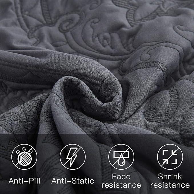 CHIXIN Bedspread Coverlet Set Queen Size - Image 6