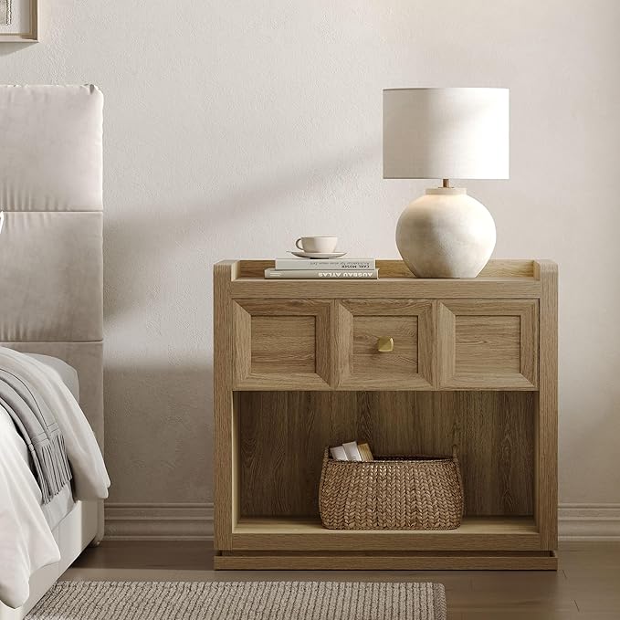 SICOTAS Night Stand Set 2, Large Queen Size Nightstands Set of 2, Modern - Image 7