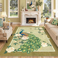 Lahome Peacock Washable Rugs 5x7, Soft 5x7 Rugs by Lahome