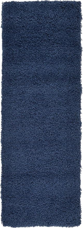 Unique Loom Solid Shag Collection Area Rug - Image 3