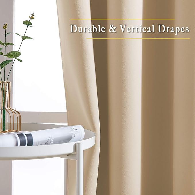 NICETOWN Blackout Draperies Curtains Panels - Image 4