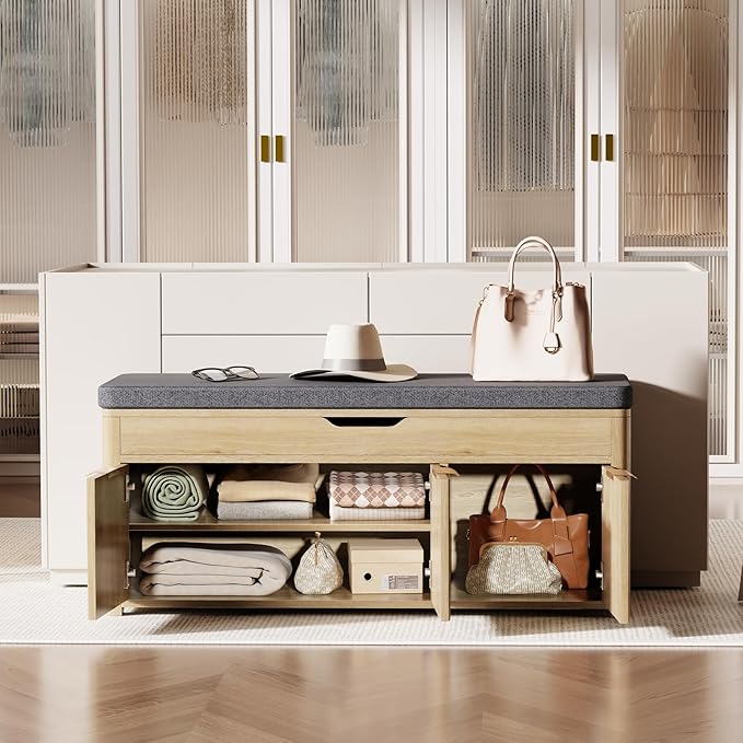 Shoe Bench with Storage - Image 9
