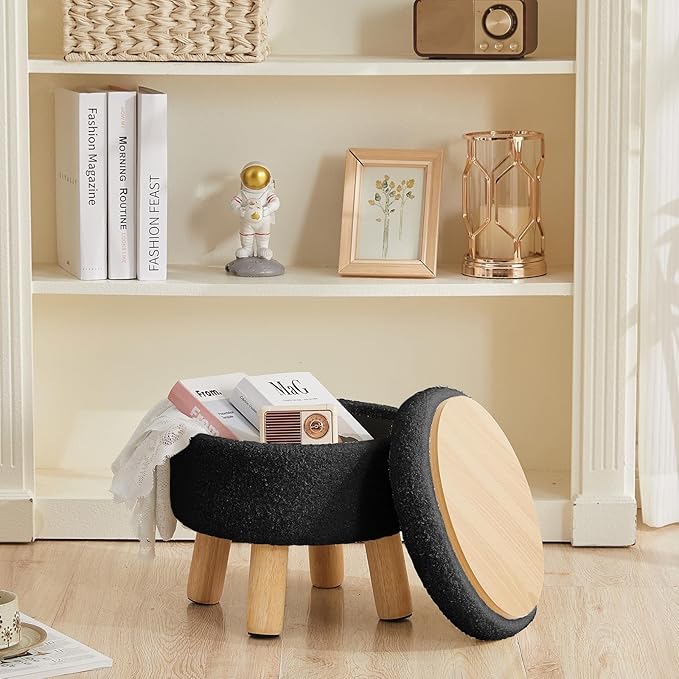 FIMIVIBI Small Foot Stool Ottoman - Image 6