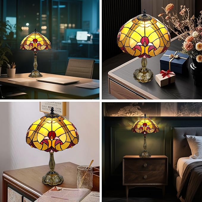 Luxury 12" Tiffany Style Table Lamp - Image 6