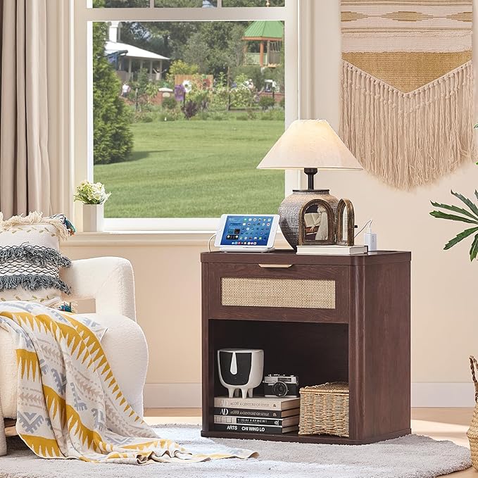 LEYAOYAO Rattan Nightstand - Image 9