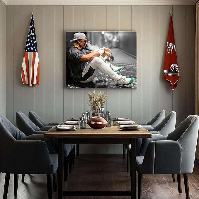 B.B.F MAKE 2025 Super Canvas Bowl Wall Art Champions Eagles Poster Print - Image 5