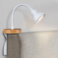Solfres Patented Innovative Design Headboard Reading Light. No Drilling Golden by HOME