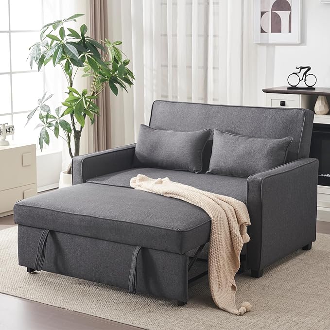 Furnimart 3-in-1 Convertible Sleeper Sofa - Image 6
