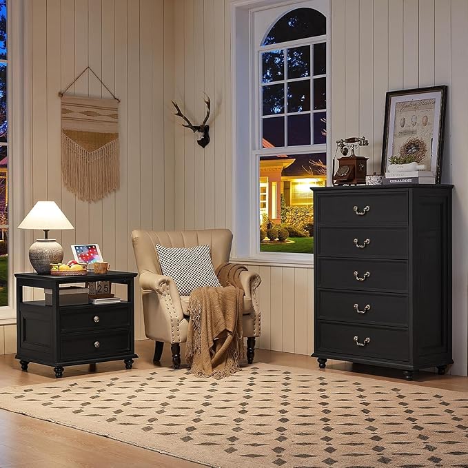 24" Wide Farmhouse Nightstand - Image 5