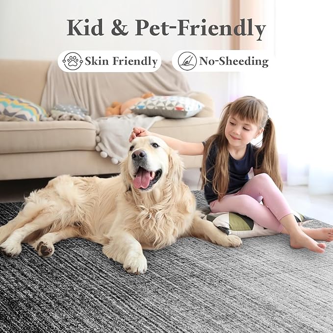 Area Rugs 8x10, Machine Washable Rugs - Image 5