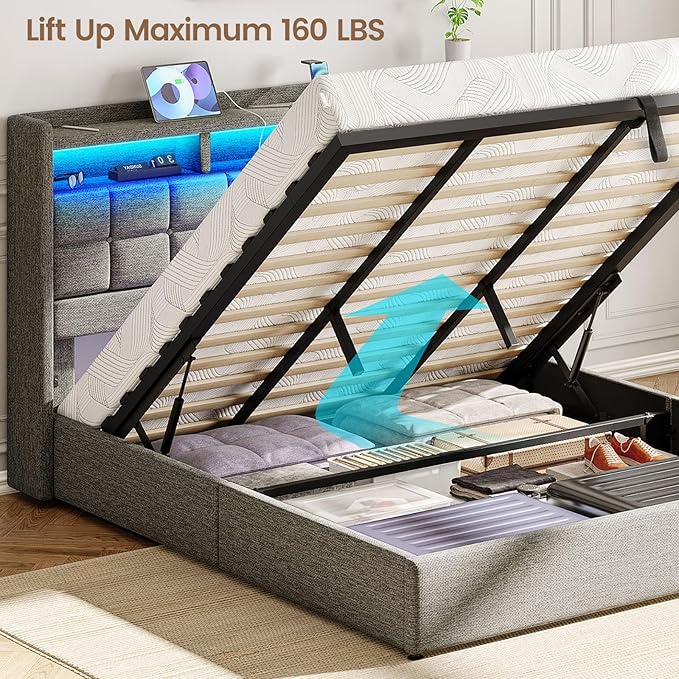 Lift Up King Size Bed Frame - Image 6