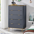 T4TREAM Fluted 5 Drawers Dresser by T4TREAMFurniture