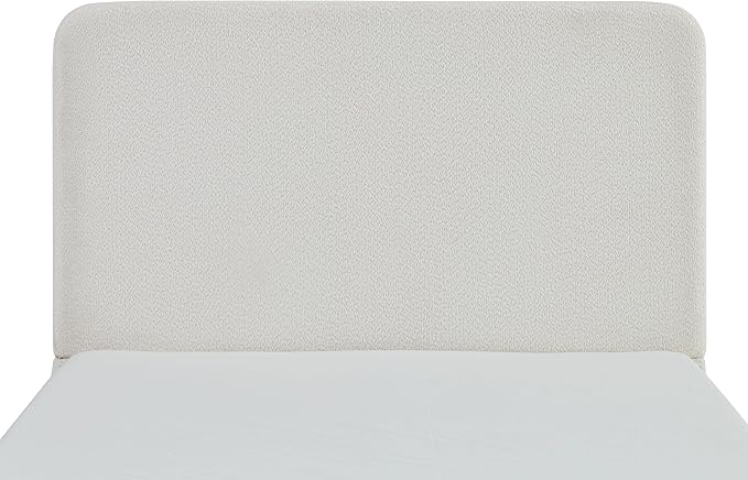 Queen Size Upholstered Bed Frame, Canter Tall Headboard Floor Platform Beds - Image 7