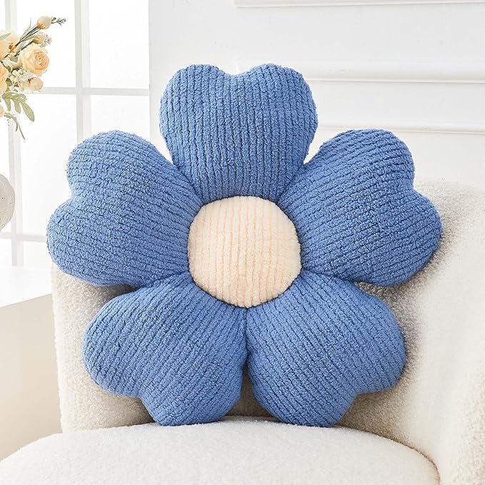 Kcvvcr Flower Throw Pillow, Cute Flower Shaped Pillow Decorative Throw Pillow by Kcvvcr