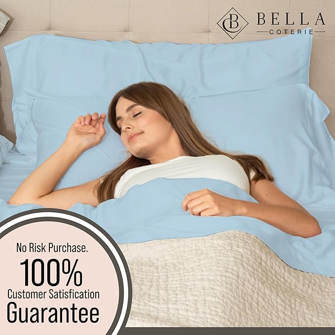 Bella Coterie Luxury Bamboo Viscose King Size Sheet Set | 100% Organically - Image 5