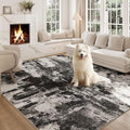 Area Rugs 8x10, Modern Abstract Machine Washable Rugs by OLFRUGDTRUG