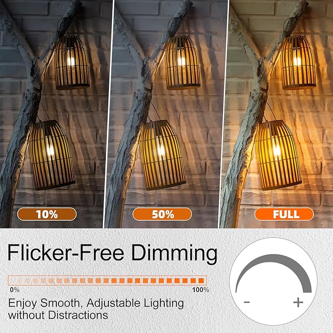 GvvooHome LED Candelabra Light Bulbs, 40 watt Equivalent Chandelier Bulbs - Image 4