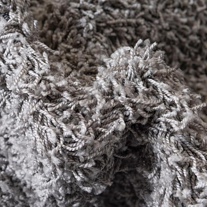 Unique Loom Solid Shag Collection Area Rug - Image 6