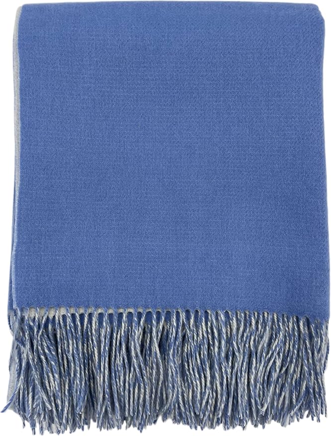 Alashan Cashmere Blend Double Faced Throw-Super Soft and Luxe Fabric- Perfect - Image 2