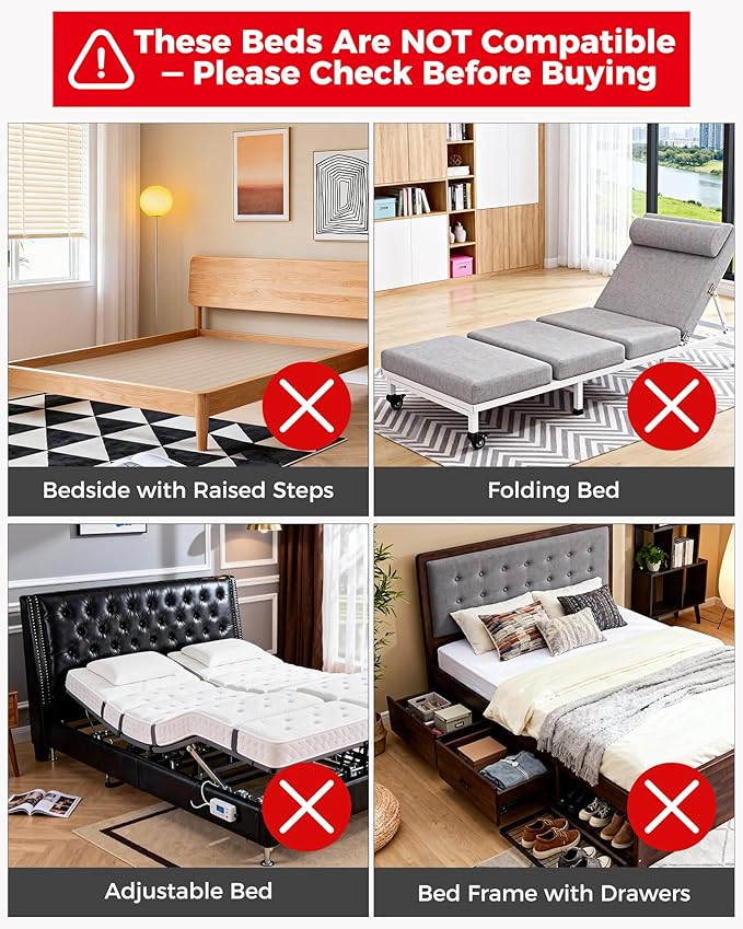 JivaJot Bed Rails for Elderly Adults Safety, Bedrails for Elderly Adults Grab - Image 5