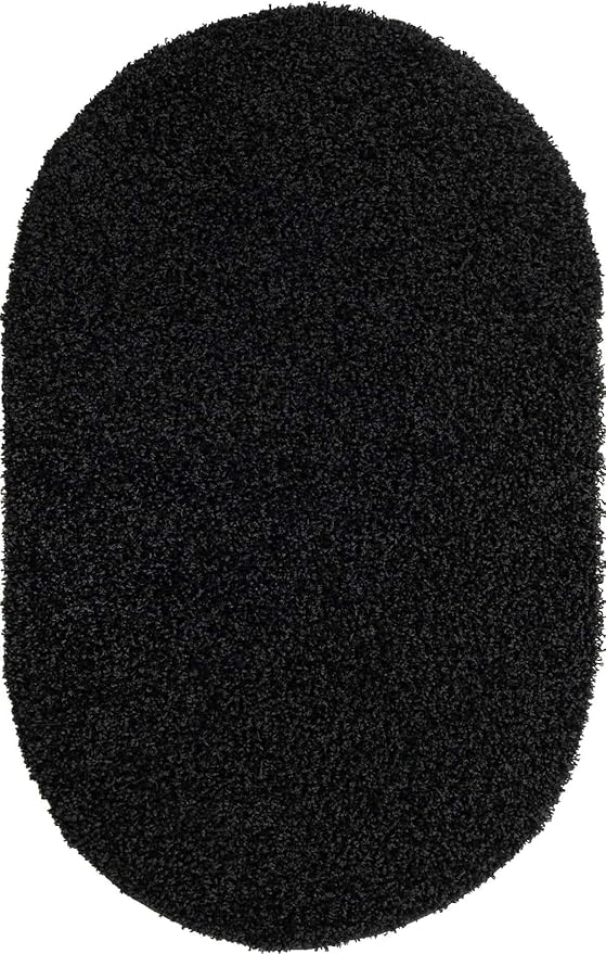 Unique Loom Solid Shag Collection Area Rug - Image 11