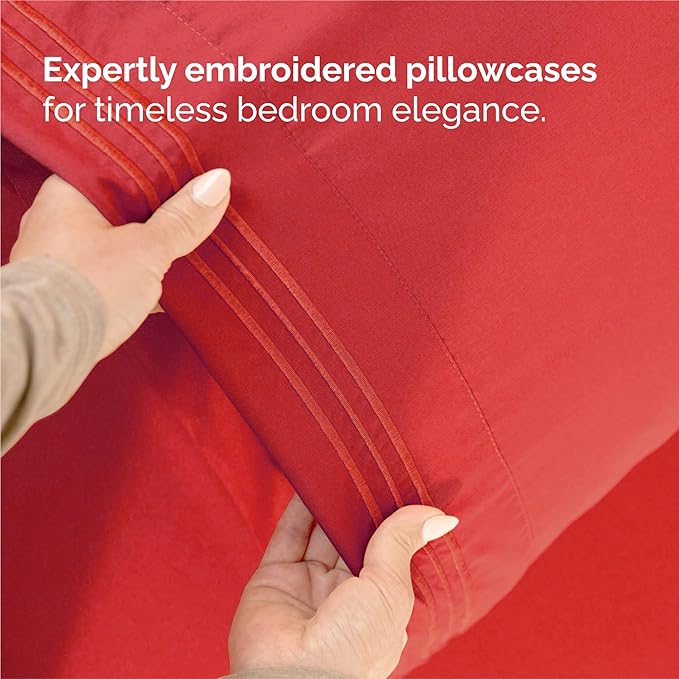 Split King Size 5 Piece Sheet Set - Image 6