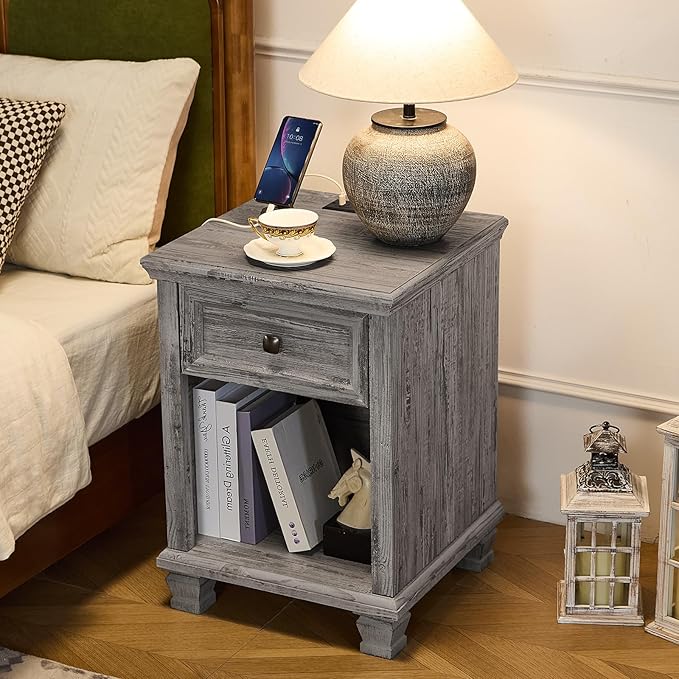 SAVOR LIFE Farmhouse End Tables Living Room - Image 8